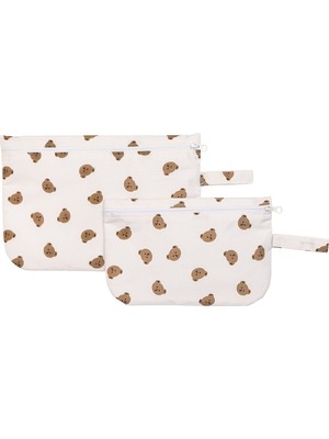 Hellobaby Unisex Ayıcık 2li Kirli-Temiz Çanta