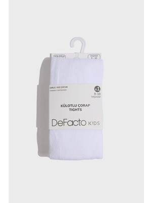 DeFacto Kız Çocuk Pamuklu Külotlu Çorap G6407A8NS