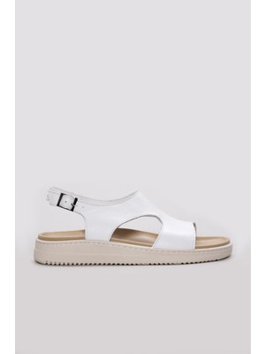 Fast Step Hakiki Deri  Kadın Klasik Sandalet 160ZASN0230