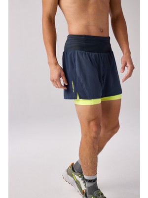 Brooks High Point 5" 2-In-1 Short 2.0 Erkek Mavi Şort 211495480