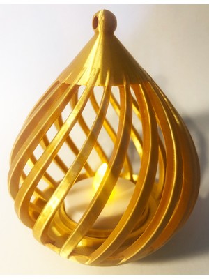 TSC Modern Ev Dekorasyonu Yılbaşı Ağacı Süsü Mum LED 13CM