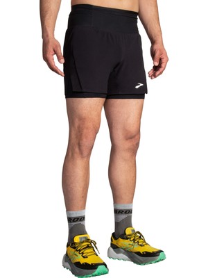 Brooks Erkek Siyah Şort