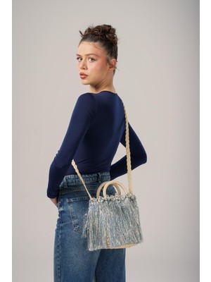 Ççs Kadın Hasır 17956 Omuz Ve El Çantası