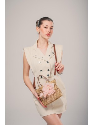 Ççs Kadın Hasır 17957 Omuz Çantası