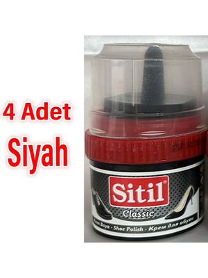 Stil x 4 Adet Siyah Ayakkabı Boyası