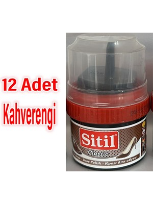 Stil x 12 Adet Kahverengi Ayakkabı Boyası