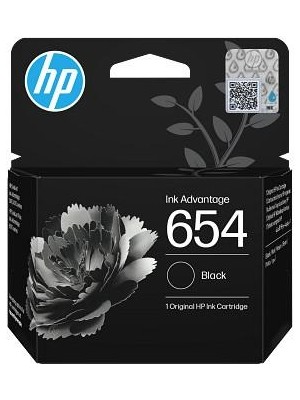 Hp 654 Siyah Orijinal Mürekkep Kartuş 7FP39UE