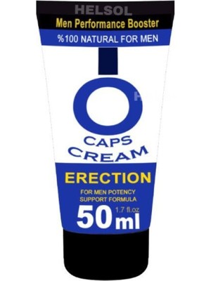 Süper O Caps Erkekler Için Sertleştirme Kremi 50 ml