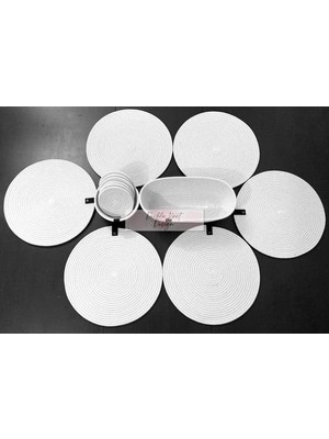 Double Knot Design 14 Prç Set Supla Amerikan Servis Seti Tress Hediyelik