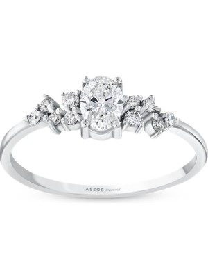 Assos Pırlanta 0.44 Karat Pırlanta Tektaş Yüzük