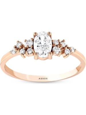 Assos Pırlanta 0.43 Karat Pırlanta Tektaş Yüzük