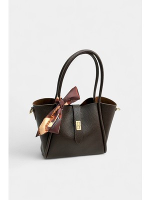 Uzun Askı ve Organizer Çanta Detaylı Kadın El ve Omuz Çantası