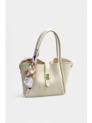 Uzun Askı ve Organizer Çanta Detaylı Kadın El ve Omuz Çantası