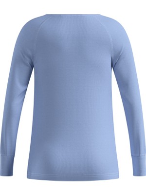 Odlo Active Warm Kids Bl Top Crew Neck L/s Unisex Çocuk Mavi Içlik Üst
