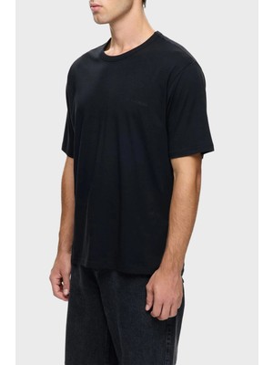 Les Benjamins Logolu Pamuklu Regular Fit Bisiklet Yaka T Shirt Erkek T Shirt LB25FWCLAMUTS