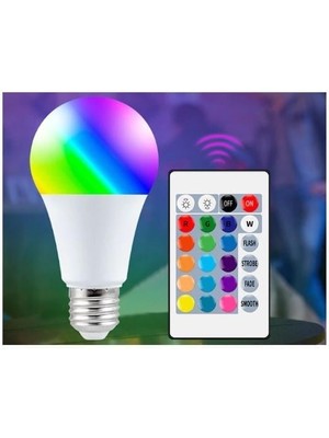 Cata CT-4058 Rgb Uzaktan Kumandalı LED Ampul – 9 W, E27, Çok Renkli Aydınlatma