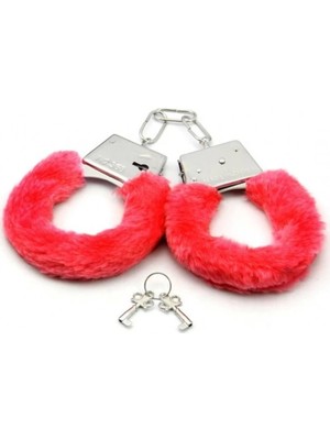 Samur Kırmızı Tüylü Aşk Kelepçesi