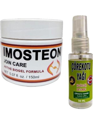 Imosteon Rahatlatıcı Masaj ve Bakım Kremi 150 ml x 2 Ad+Çörek Otu Yağı ile 30 ml