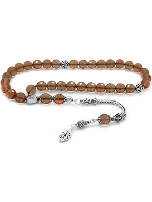 Tesbihane 925 Ayar Gümüş Püsküllü Sultanit Tesbih (Model-5)