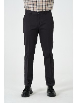 PSY Gri Düz Dokuma Comfort Fit Casual Pantolon