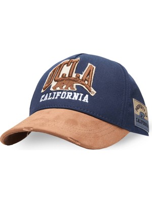Ucla Dellwood Lacivert Baseball Cap Nakışlı  Unisex Şapka