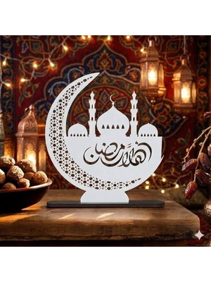 Evsay Ramazan Duvar Tabelası Kapı Süsü Ev Dekorasyonu