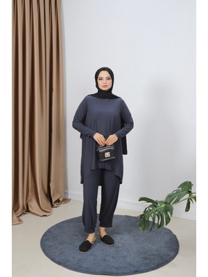 Sade Spor Şalvar Takım