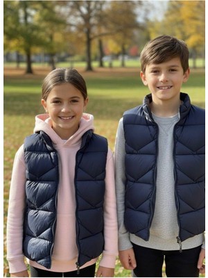 Yusgos Unisex Kız/erkek Bebek Çocuk Su Geçirmez Fermuarlı Cepli Şişme Do