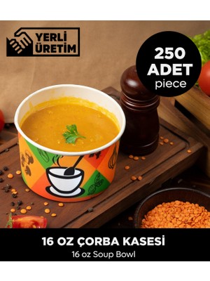 Sepet Doldur 16 Oz Çorba Kasesi 250 Adet