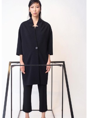 Rivus Oversize Kap - Siyah