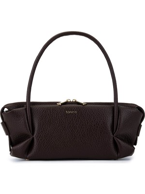 Tamer Tanca Kadın Suni Deri Kahverengi Kol Çantası 1178 4009 Bn Cnt SK25-26 Kahve Fltr