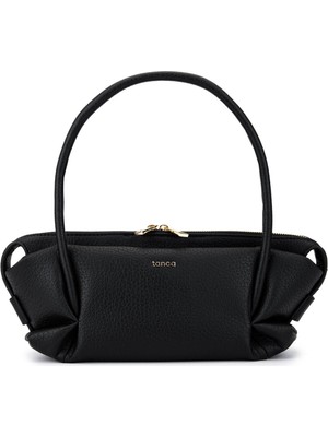 Tamer Tanca Kadın Suni Deri Siyah Floter Kol Çantası 1178 4009 Bn Cnt SK25-26 Sıyah Fltr