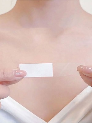 Safestore 36 Parça Elbise Sabitleyici Bant Şeffaf Görünmez Çift Taraflı Dekolte Bandı