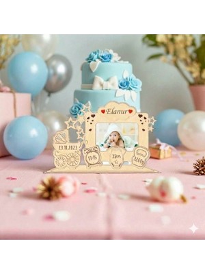 Evsay Hoş Geldin Yenidoğan Bebek Süsü Masa Üstü Isimlik