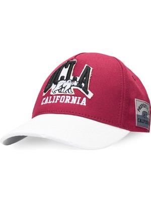 Ucla Dellwood Bordo Baseball Cap Nakışlı  Unisex Şapka