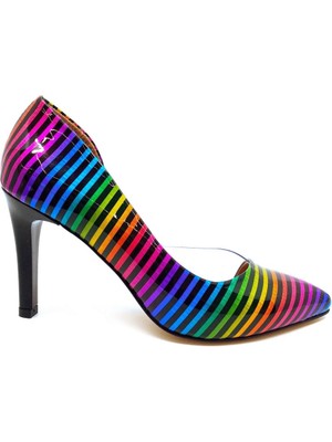 Stil Durağı Linda Model 8 Cm Topuklu Hologram