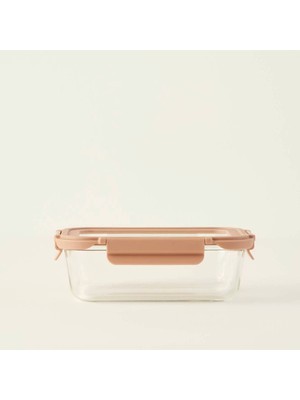 Bella Maison Terra Cam Saklama Kabı Bej (1050 Cc)