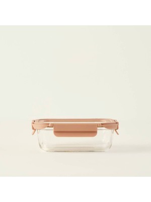 Bella Maison Terra Cam Saklama Kabı Bej (640 Cc)