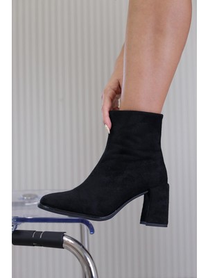 P9221 Model 6 cm Topuklu Yeni Sezon Bot Sıy.suet