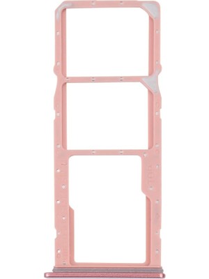 OEM Samsung A71 A715 Sim Çekmecesi Pembe + Hafıza Kart Yuvası