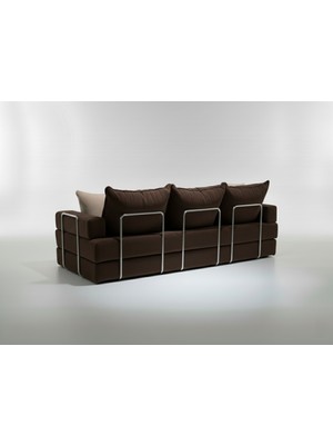 Nwin Home Pufi Lüx Çok Finksiyonlu Ortopedik Sünger Kanepe Minder Yatak 90*200