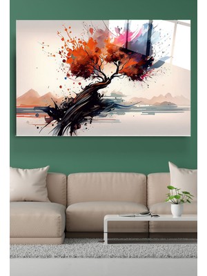 Soyut Cam Tablo, Dekoratif Cam Tablo