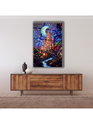 Vitray Şato Cam Tablo