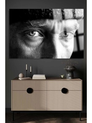 Atatürkün Gözleri Kırılmaz Lüks Cam Tablo Iş Yeri, Ofis Hediyesi Ofis Için Tablo Hediyelik