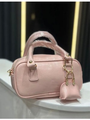 Çanta Trend *** Kadın Şık Tasarımlı Pempe El ve Omuz Çantası