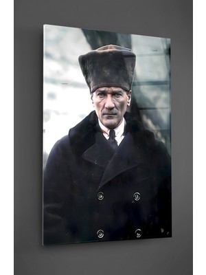 Marsilyan Gazi Mustafa Kemal Paşa Cam Tablo