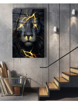 Marsilyan Şah Satranç Teması Cam Tablo