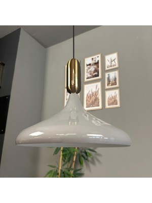 Bamyum Champion Gri Eskitme Mistik Başlık Tekli Avize Sarkıt Salon Mutfak Butik Lamba Aydınlatma Avizeler