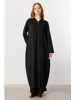 Micca BEN Özel Pamuk Karışımlı Dökümlü ve Konforlu Kap-Siyah