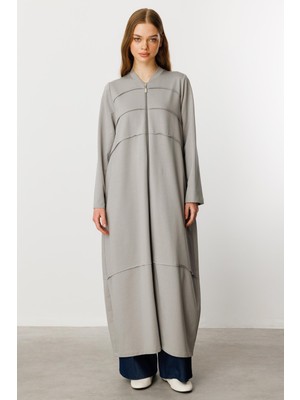 Micca BEN Özel Pamuk Karışımlı Dökümlü ve Konforlu Kap-Gri